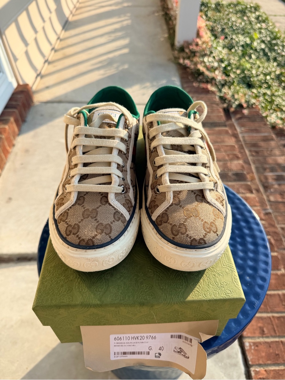 AUTHENTIC Women's Gucci Tennis 1977 sneaker - Picture 4 of 12